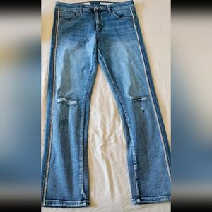 Pilcro and the Letterpress Light Blue Straight Leg Jeans